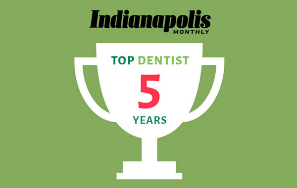 indianapolis top dentist award graphic